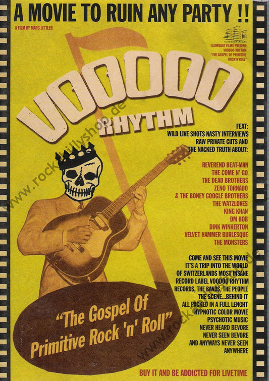 DVD - Voodoo Rhythm - The Gospel Of Primitive Rock'n'Roll