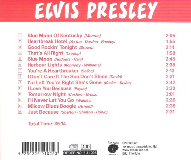 CD - Elvis Presley - Elvis Presley