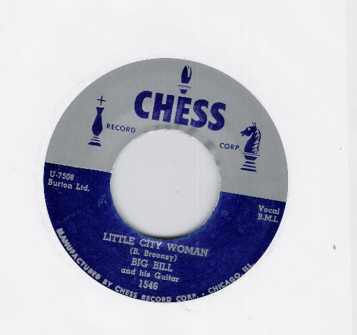 Single - Big Bill And His Guitar - Little City Woman , Lonesome