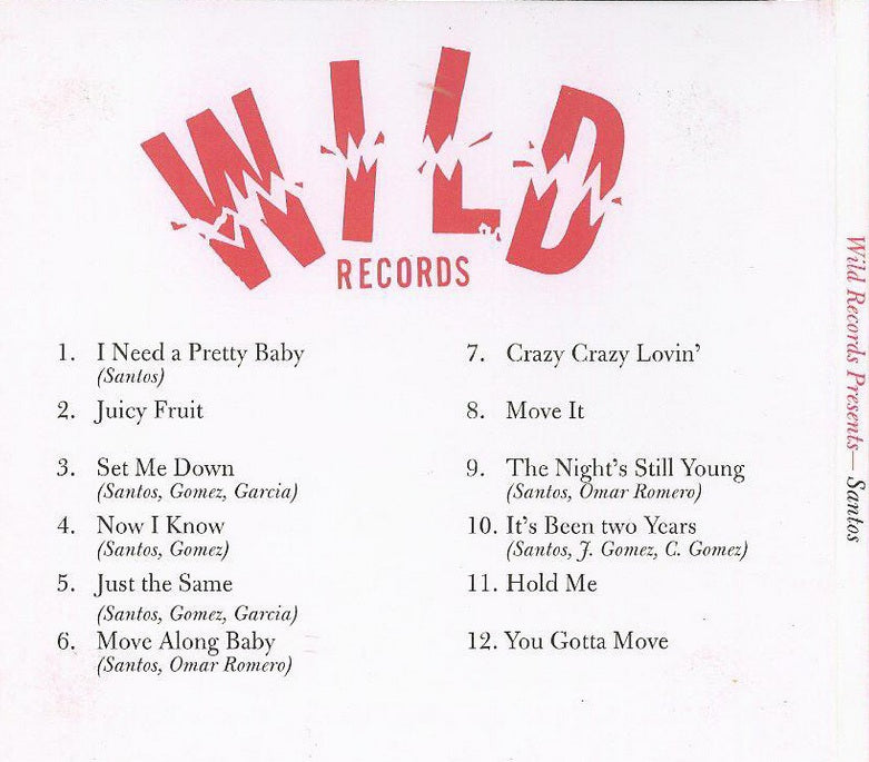 CD - Santos - Wild Records Presents Santos