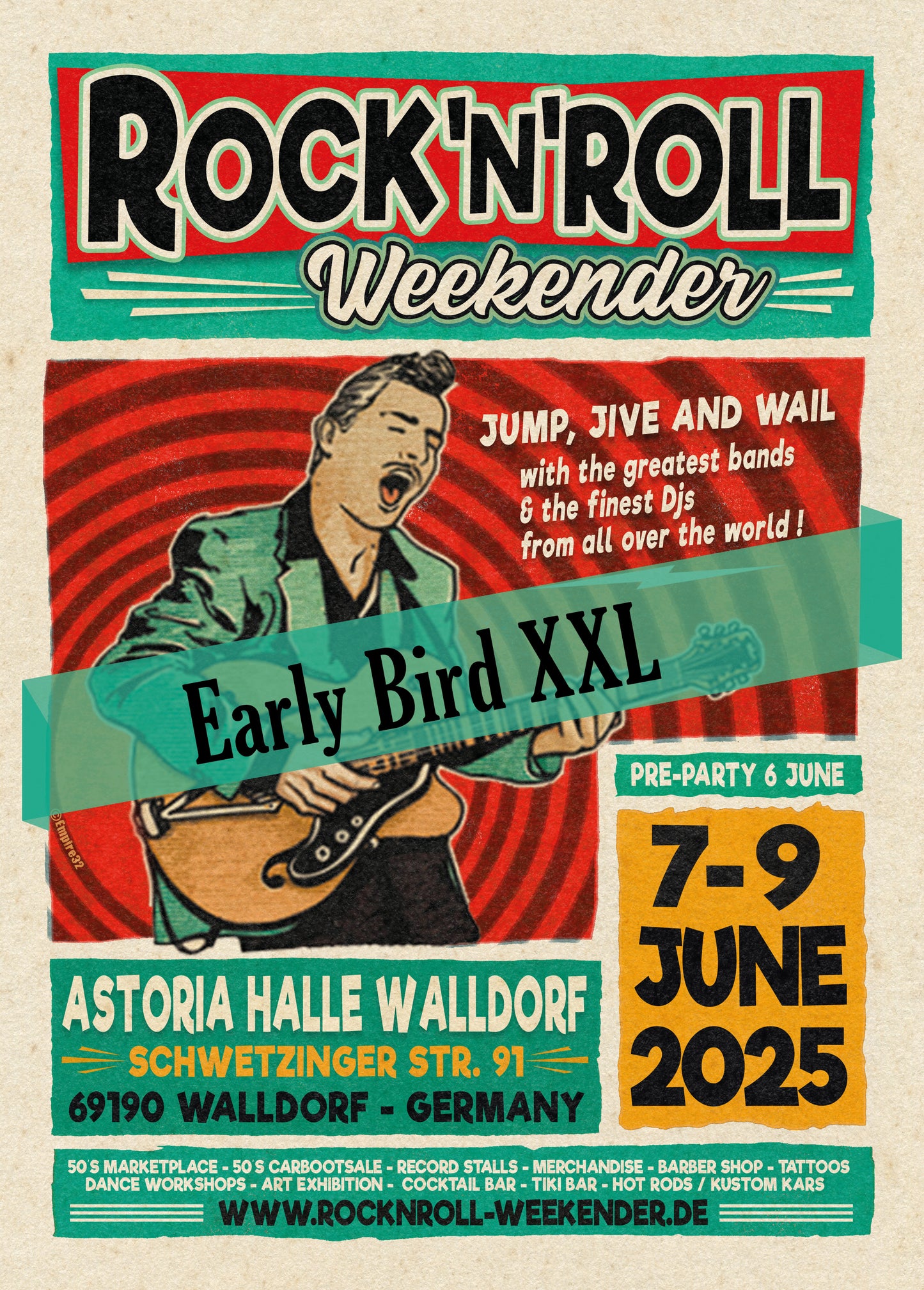 Early Bird Walldorf R'n'R Weekender XXL-Ticket 2025