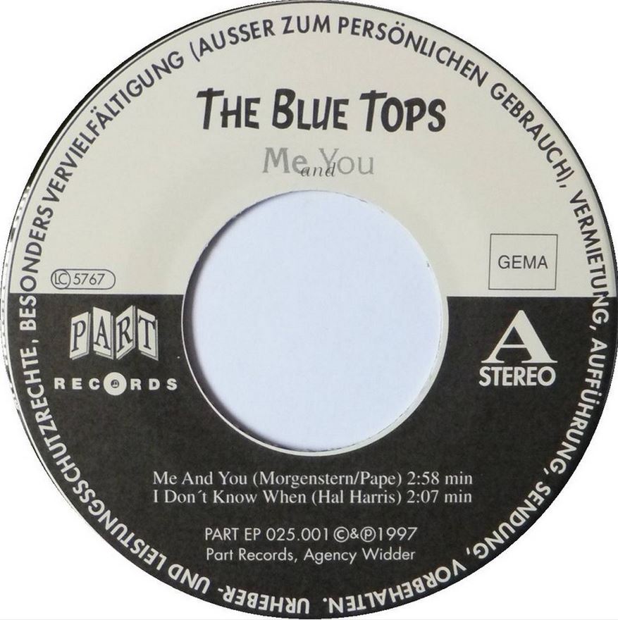 Single - Blue Tops - Me And You, I Don't Know When, She Don't Care