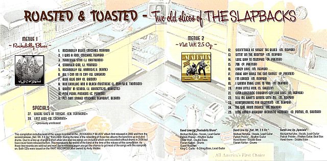 CD - Slapbacks - Roasted And Toasted - Best Of