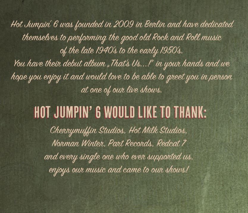 CD - Hot Jumpin' 6 - That's Us...!