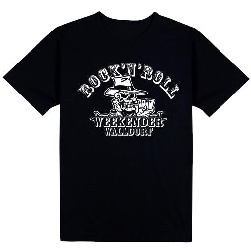 T-Shirt - Walldorf Weekender Skull mit Hut