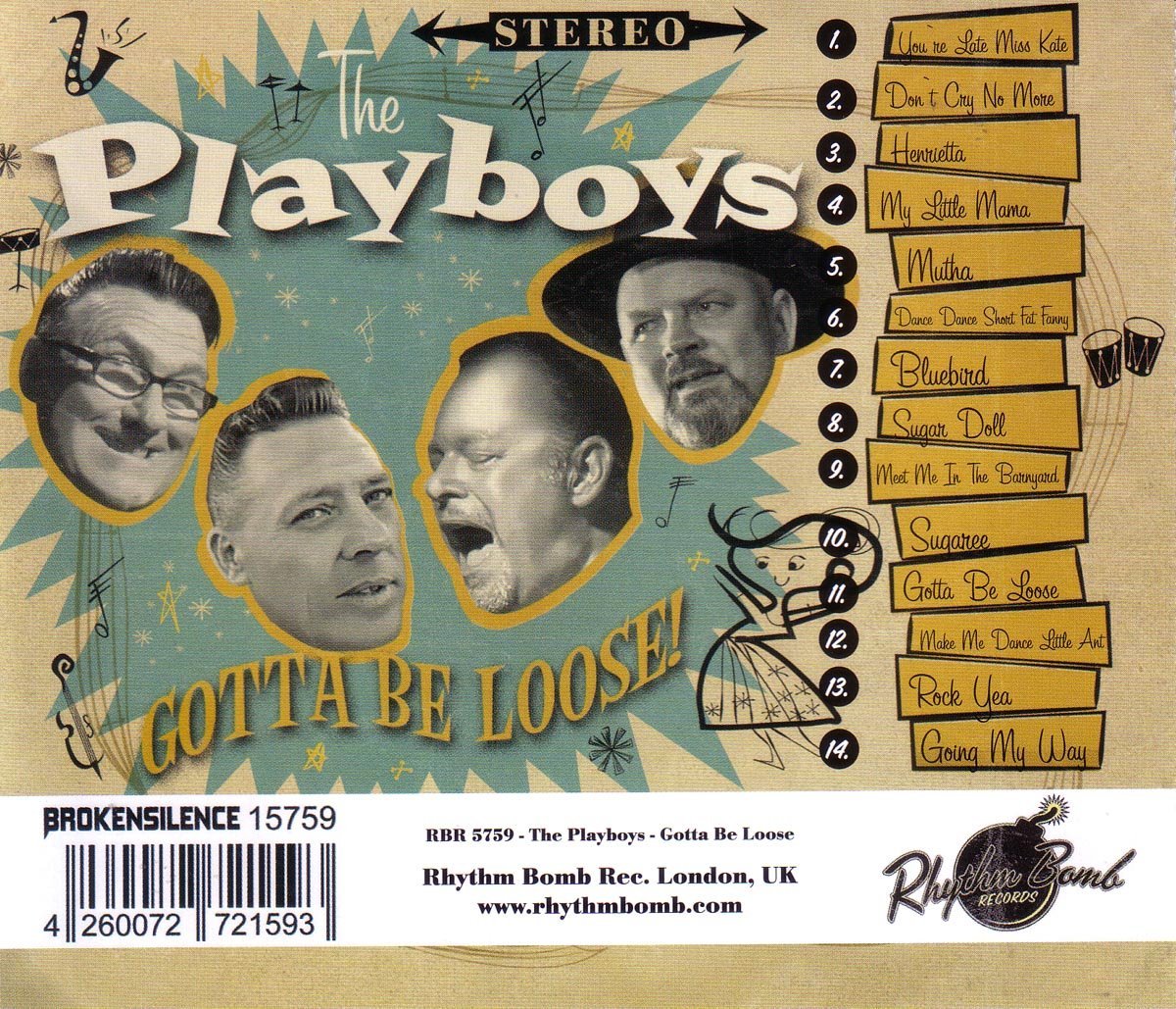 CD - Playboys - Gotta Be Loose!