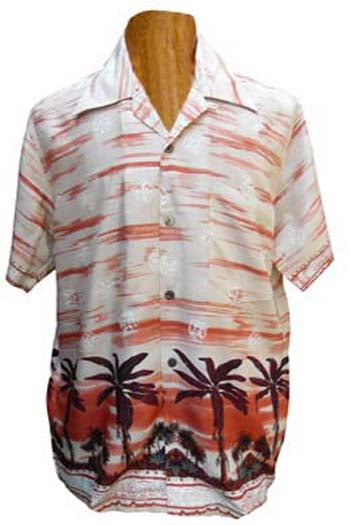 Hawaii - Shirt - Retro Classic Dark Red