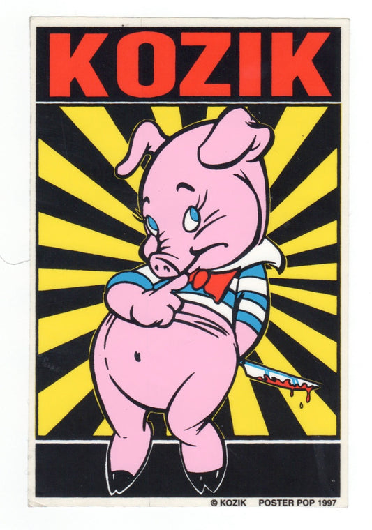 Frank Kozik Aufkleber - Piggums