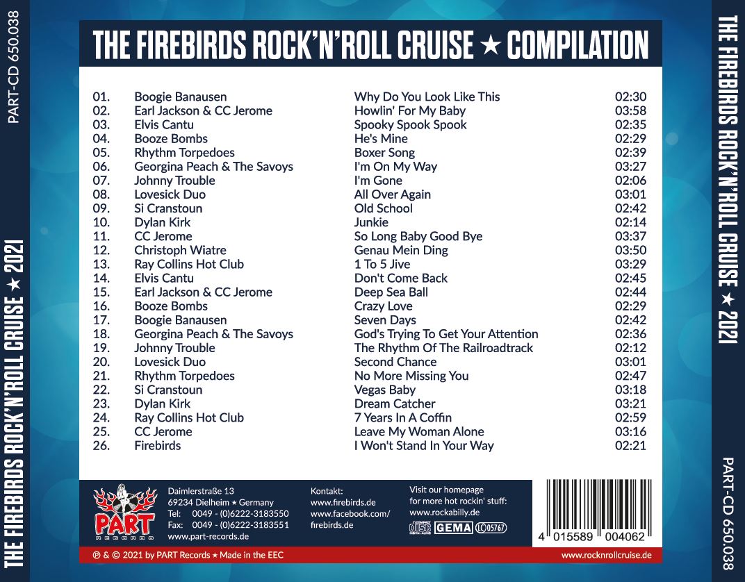 CD - VA - Firebirds Cruise Compilation 2021