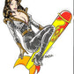 Firehouse Aufkleber - Rocket Girl