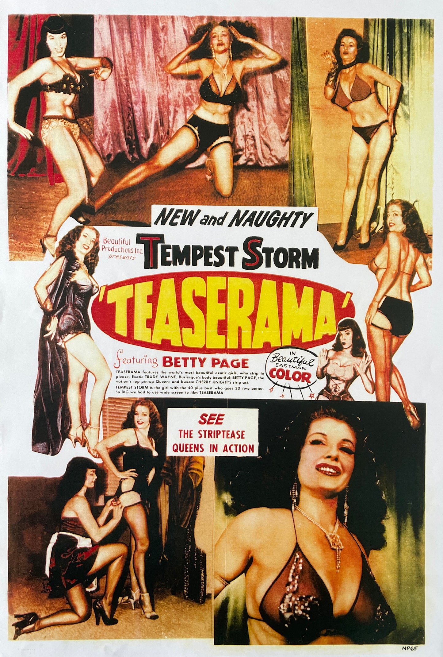 Poster DIN A3 - Tempest Storm Teaserama