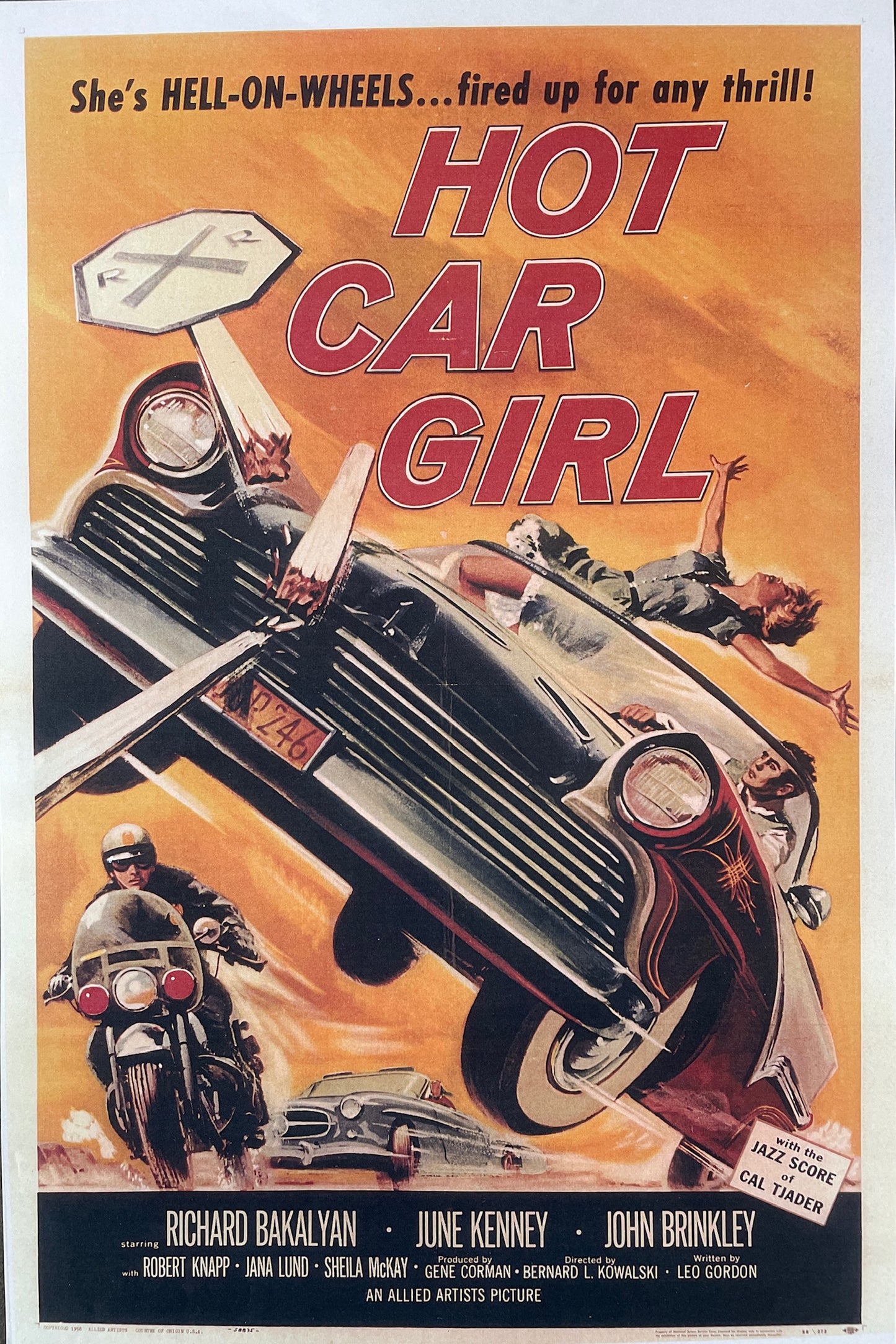 Poster DIN A3 - Hot Car Girl
