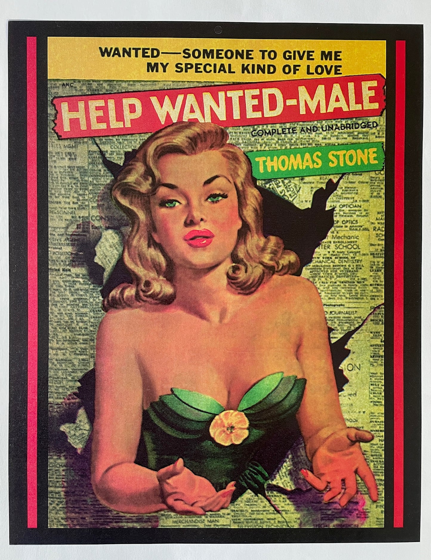 Poster DIN A3 - Help Wanted-Male