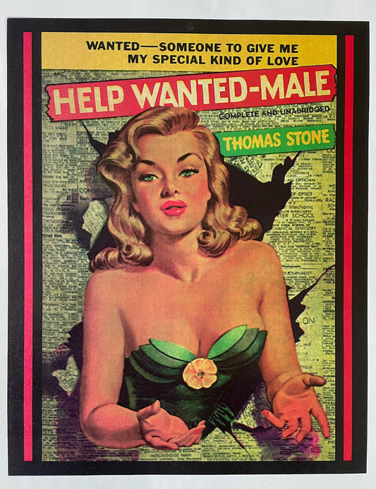 Poster DIN A3 - Help Wanted-Male