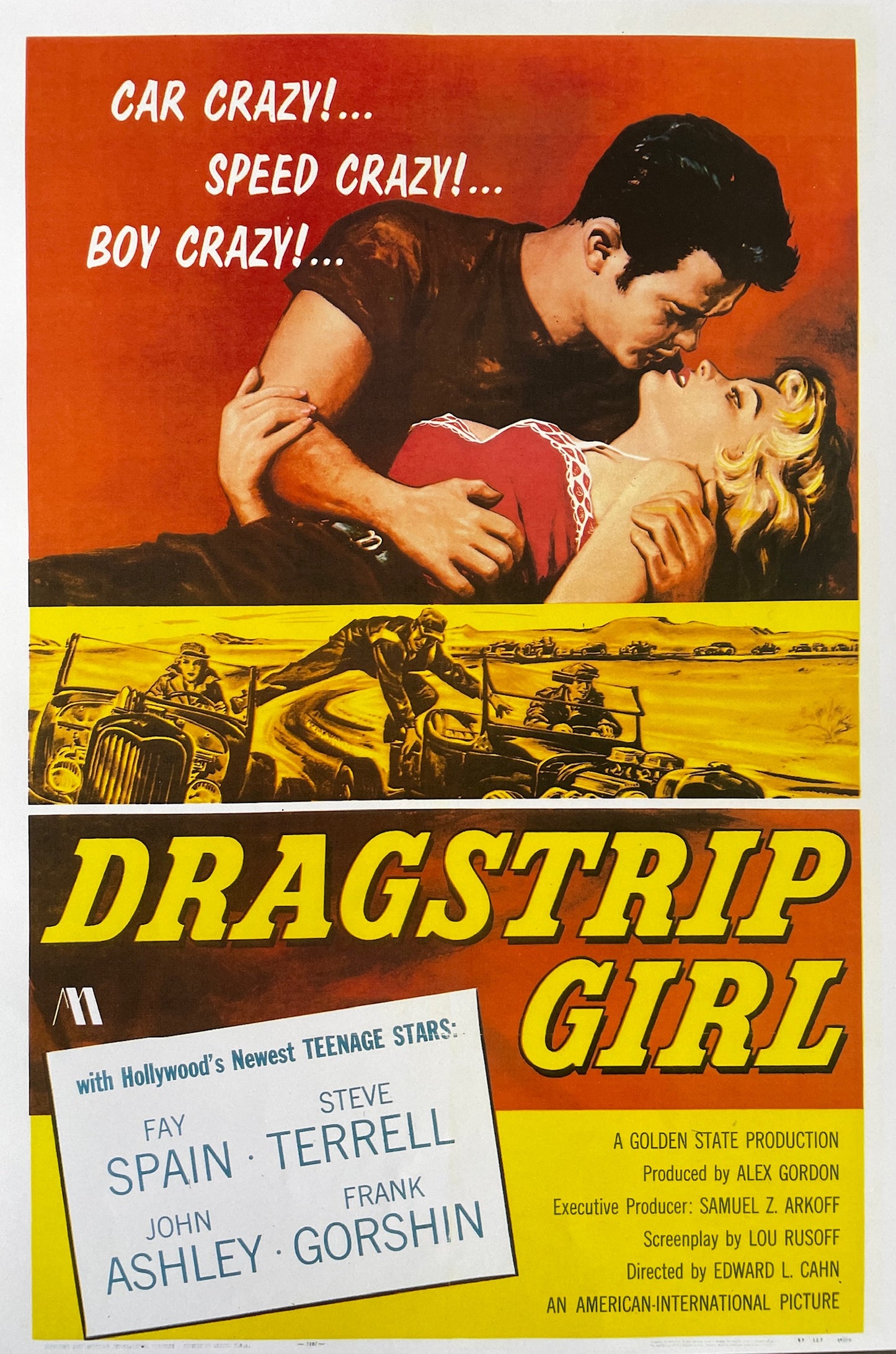 Poster DIN A3 - Dragstrip Girl