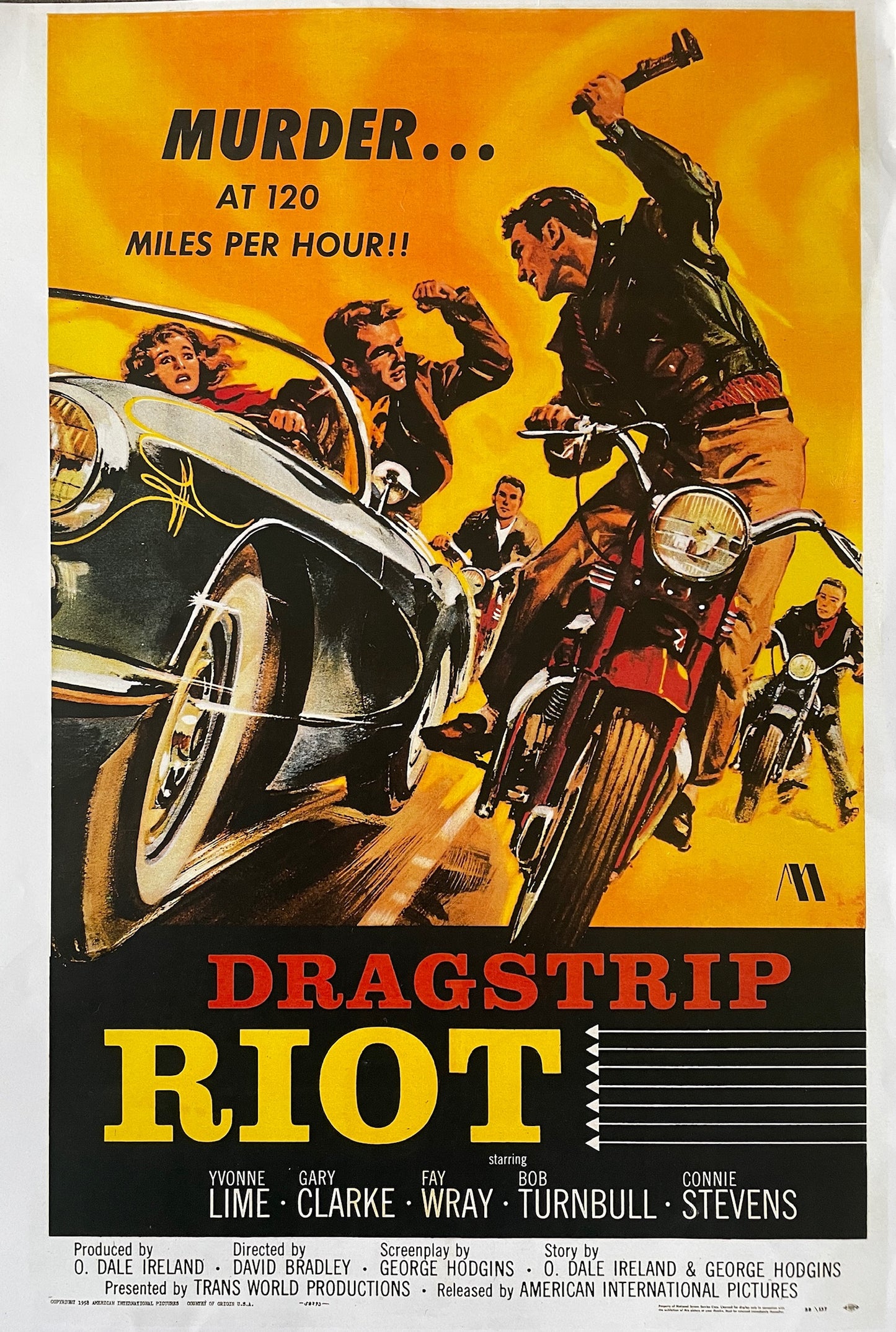 Poster DIN A3 - Dragstrip Riot