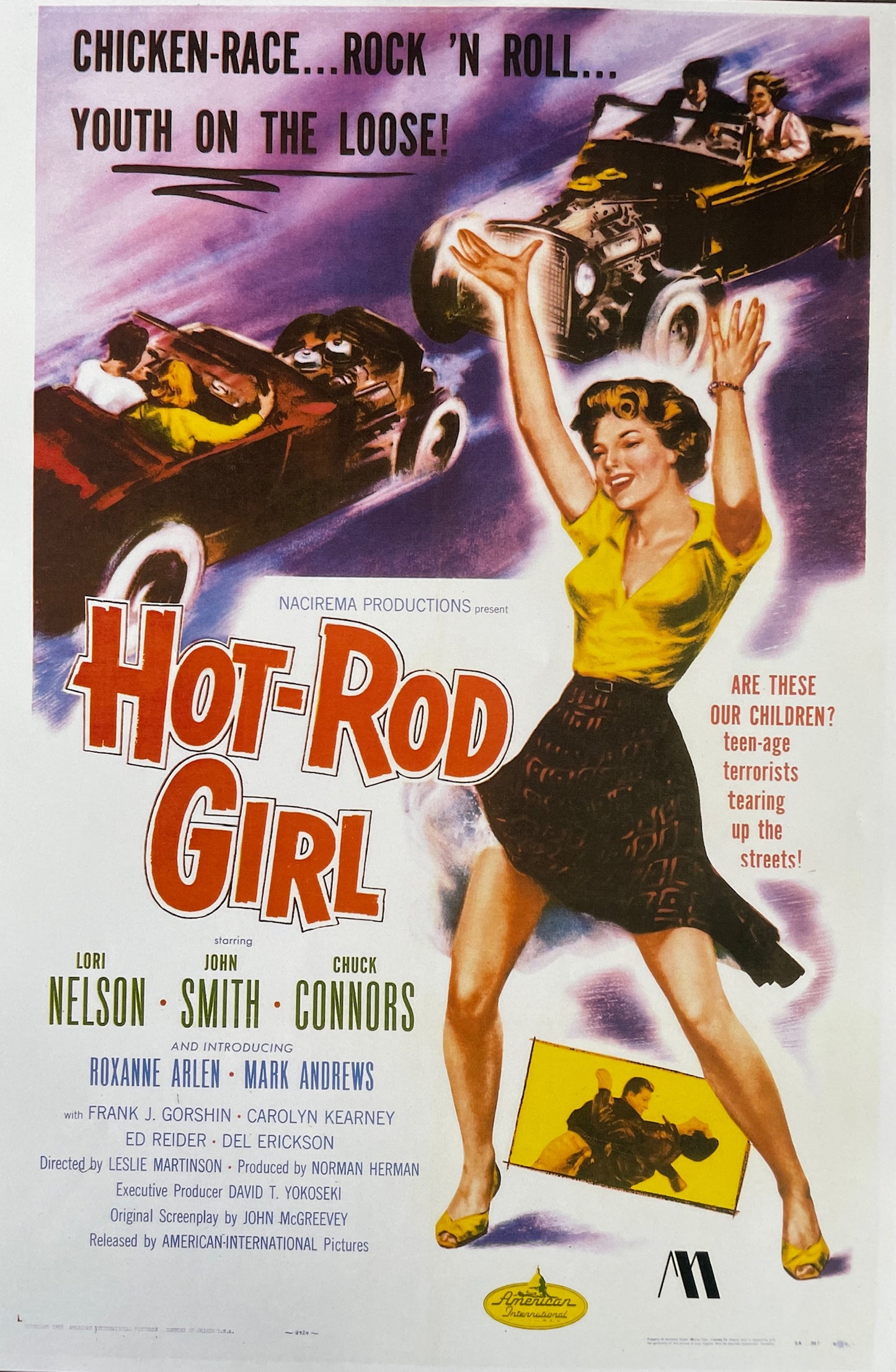 Poster DIN A3 - Hot Rod Girl