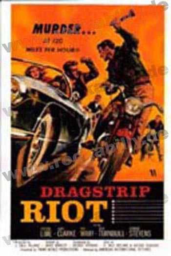 Poster DIN A3 - Dragstrip Riot