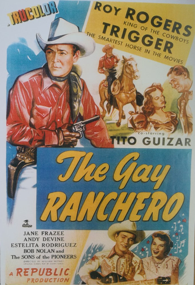 Poster DIN A3 - Roy Rogers - The Gay Ranchero