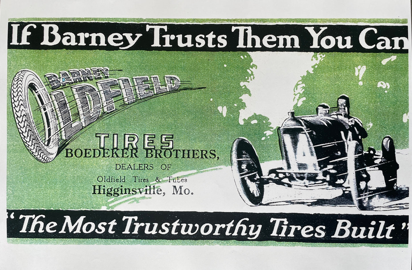 Poster DIN A3 - If Barney Trusts