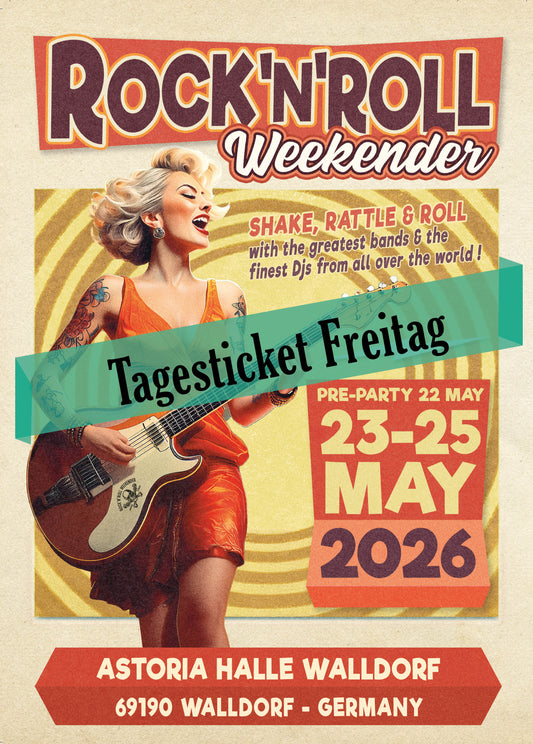 Walldorf R'n'R Weekender Tagesticket FREITAG 2026
