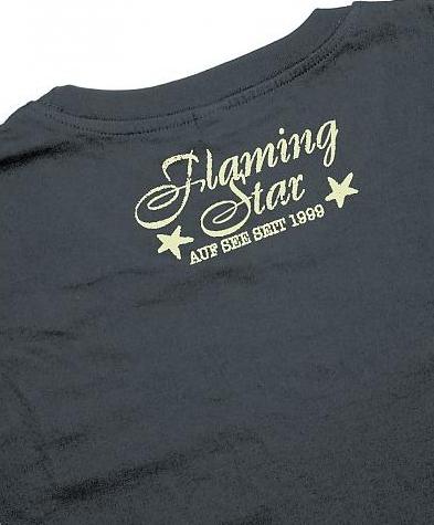 Girl-Shirt - Flaming Star - Sturm, Weib und Feuer sind des Seemanns..., Grau