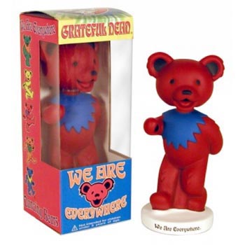 Wackelfigur - Greatful Dead Bear - Red