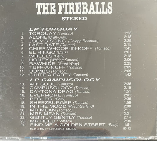 CD - Fireballs - 2 On 1, Torquay, Campisology