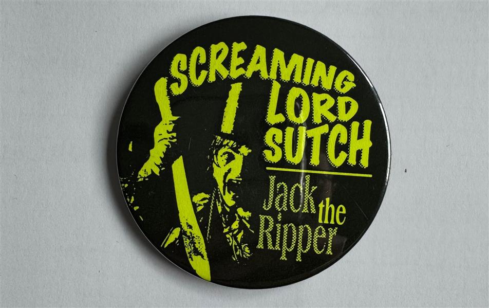 Button Groß - Screaming Lord Sutch & Jack The Ripper