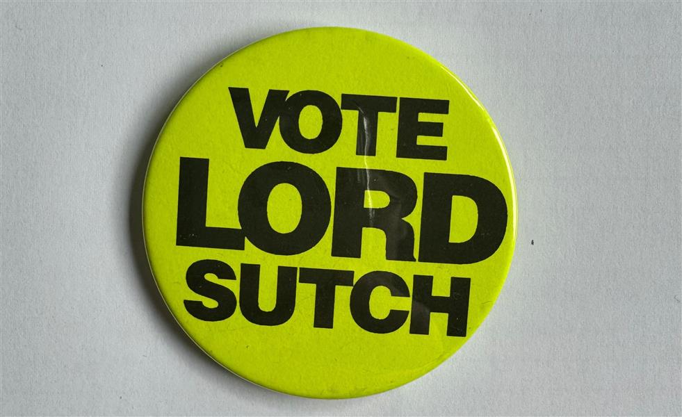 Button Groß - Screaming Lord Sutch - Vote Lord Sutch