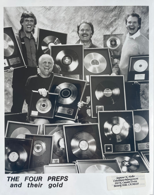Autogramm-Foto - Four Preps And Their Gold
