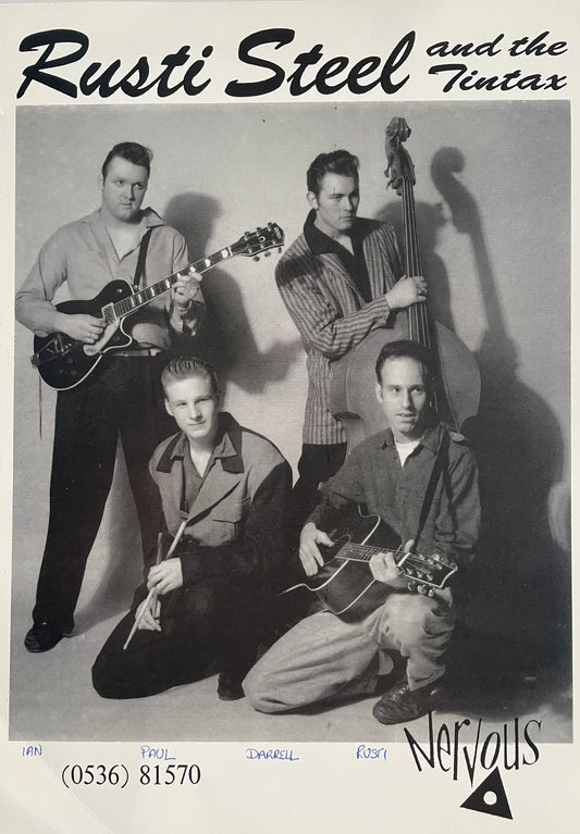Autogramm-Foto - Rusti Steel And The Tintax