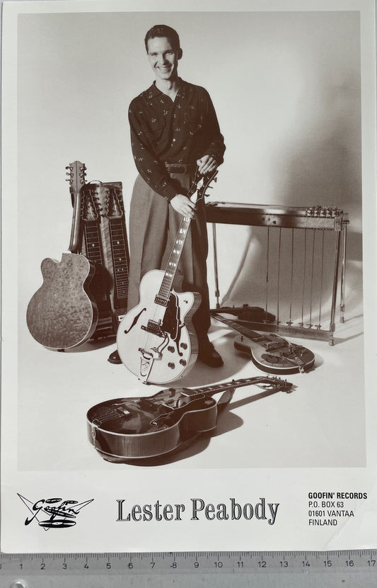 Autogramm-Foto - Lester Peabody