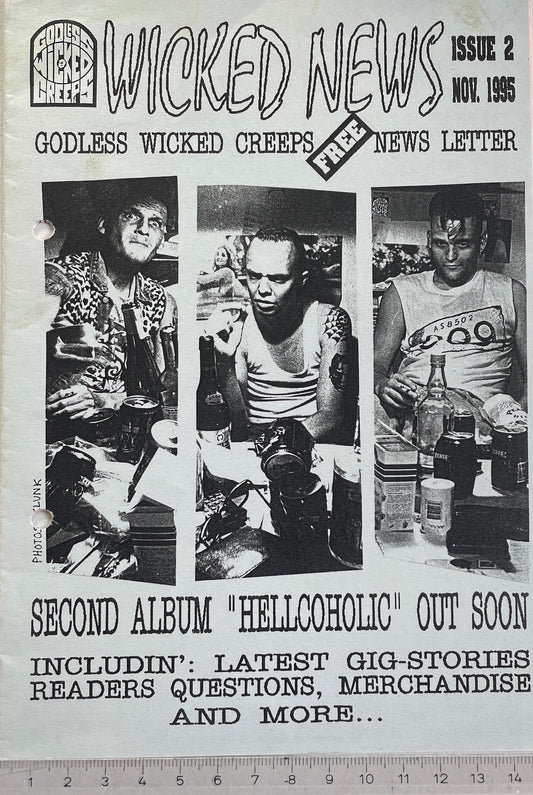Autogramm-Foto - Godless Wicked News Vol. 1 & 2 + Foto