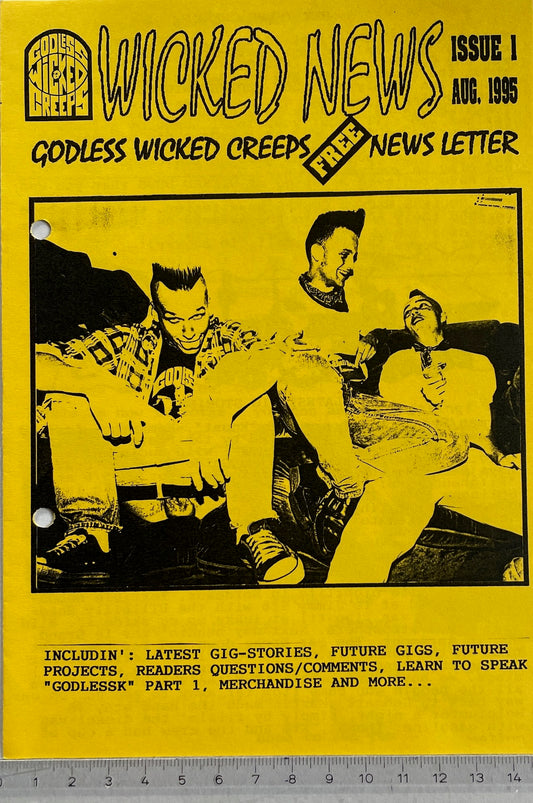 Autogramm-Foto - Godless Wicked News Vol. 1 + Foto
