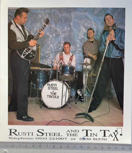 Autogramm-Foto - Rusti Steel & The Tin Tax