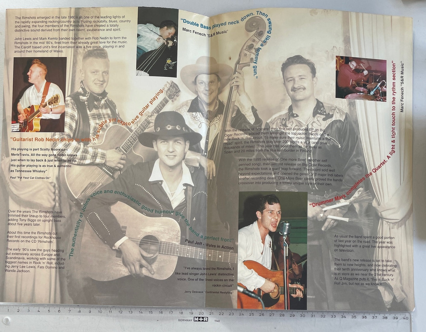 Autogramm-Foto - Rimshots (4 Pages Broschure)