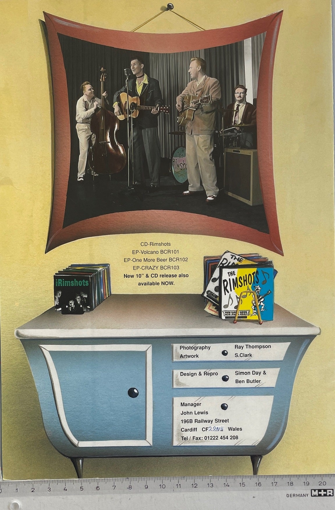 Autogramm-Foto - Rimshots (4 Pages Broschure)