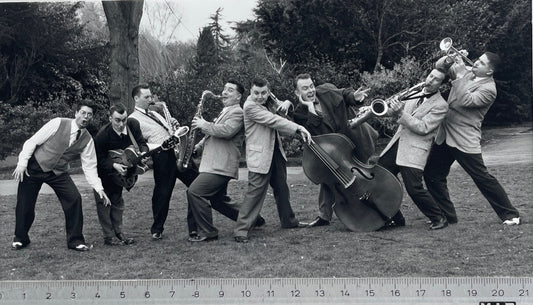 Autogramm-Foto - King Pleasure & The Biscuit Boys