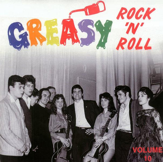 LP - VA - Greasy Rock And Roll Vol. 10