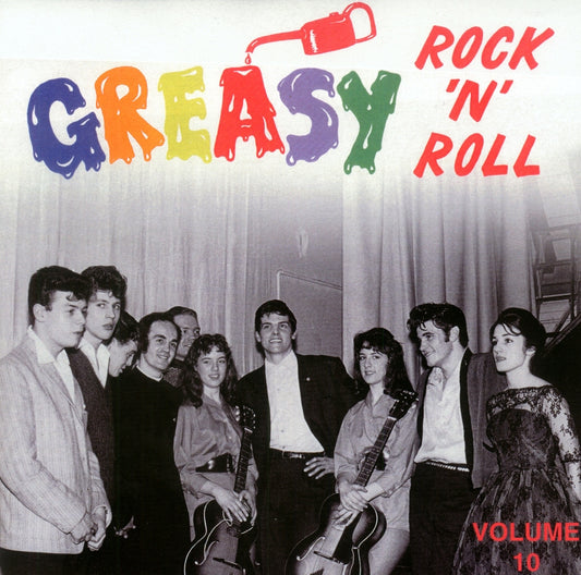 LP - VA - Greasy Rock And Roll Vol. 10