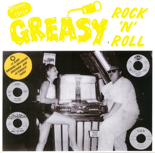 LP - VA - Greasy Rock And Roll Vol. 3