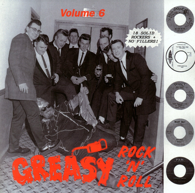 LP - VA - Greasy Rock And Roll Vol. 6