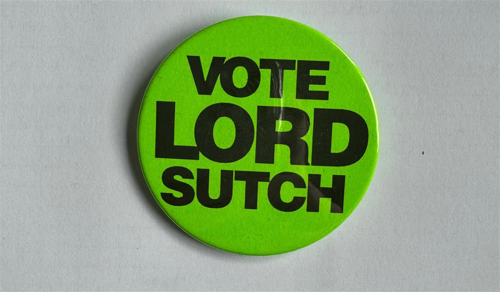 Button Groß - Screaming Lord Sutch - Vote Lord Sutch