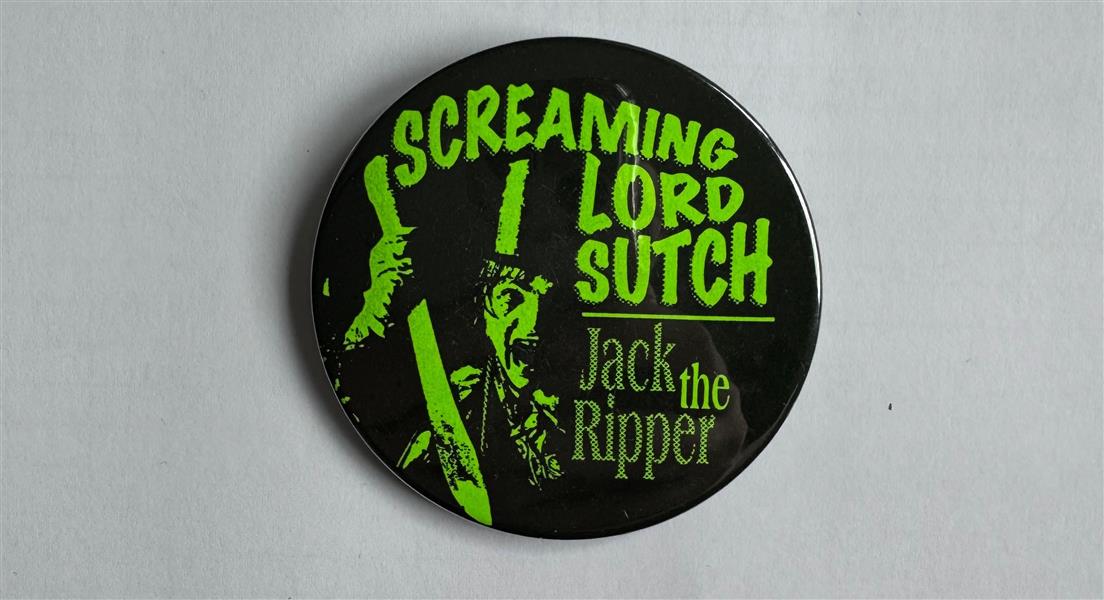 Button Groß - Screaming Lord Sutch & Jack The Ripper