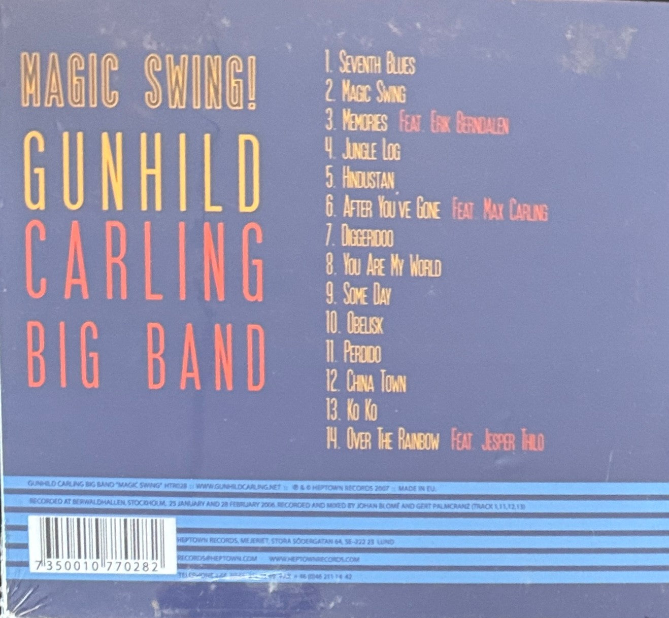 CD - Gunhild Carling Big Band - Magic Swing!