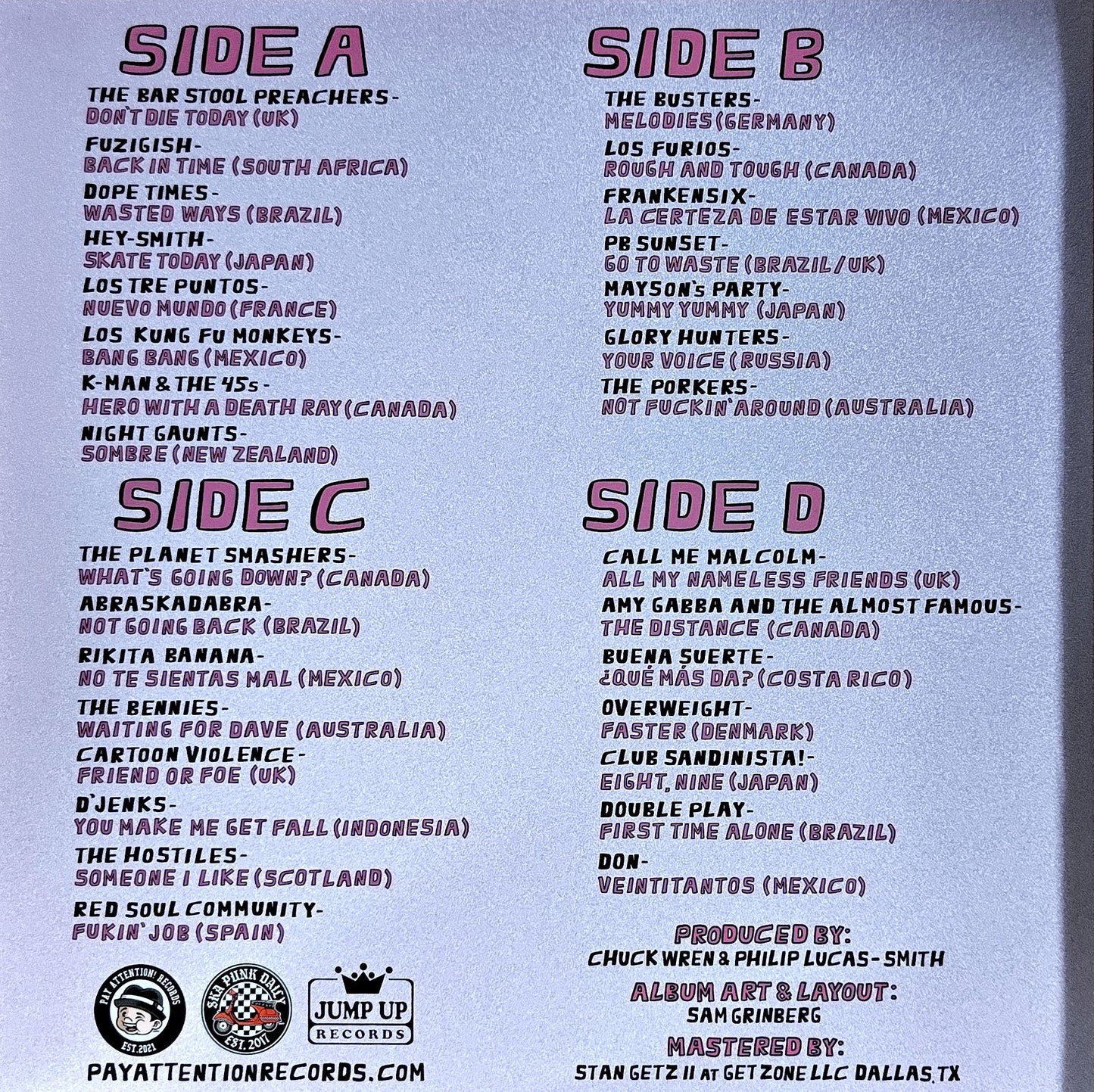 LP-2 - VA - Busters - Too Hectic Ska Punk Goes International