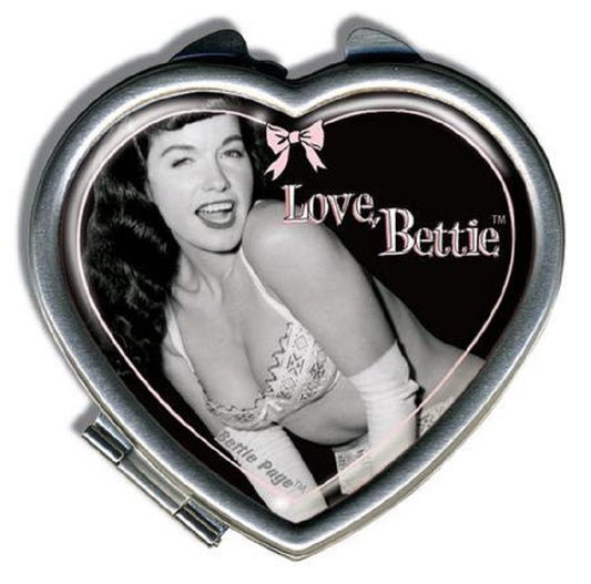 Schminkspiegel in Herzform - Bettie Page™ Love