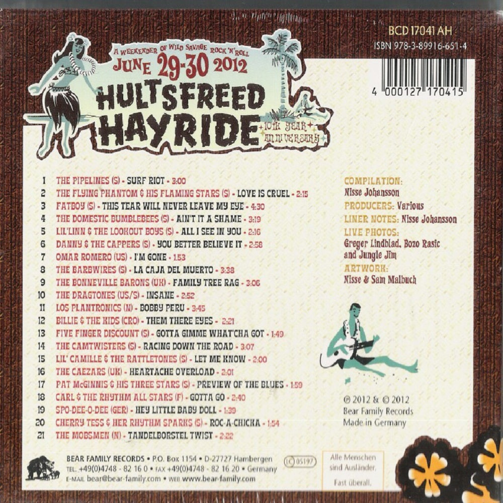 CD - VA - Hultsfreed Hayride - 10 Years Of Wild Savage Rock