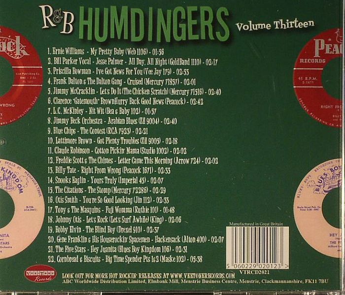 CD - VA - R&B Humdingers Vol. 13